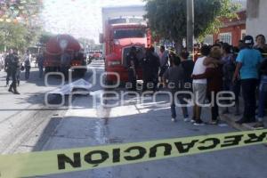 TEHUACÁN. ACCIDENTE  MOTOCICLISTA