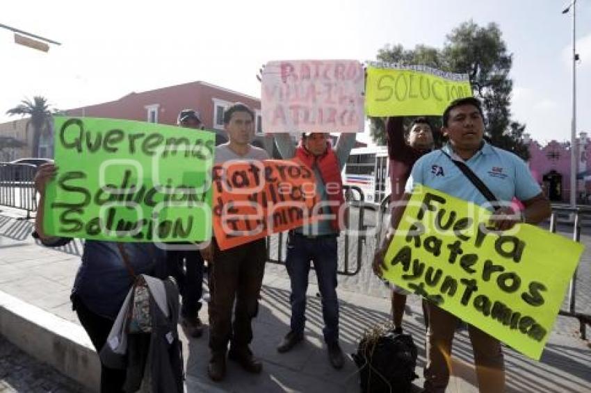 MANIFESTACIÓN COLONOS ATLIXCO