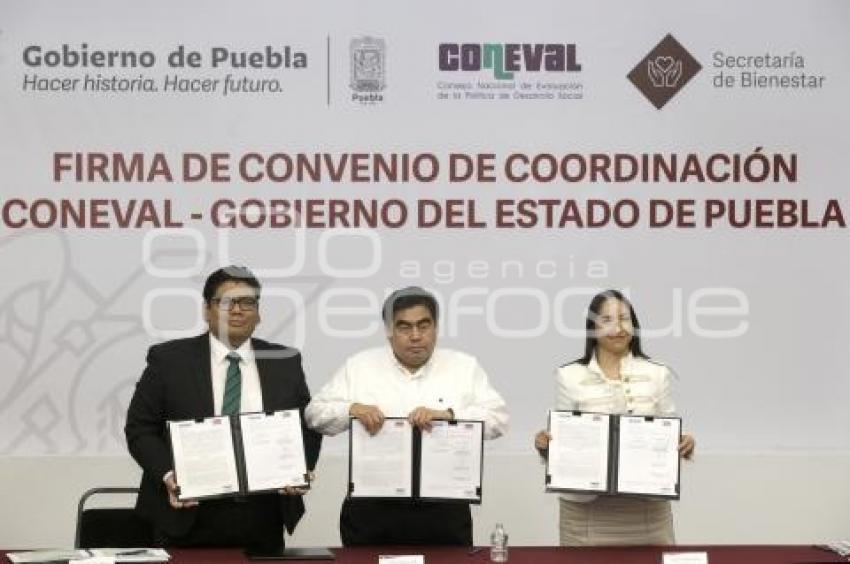 FIRMA DE CONVENIO CONEVAL