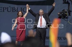 PRESIDENCIA . FESTEJO ZÓCALO