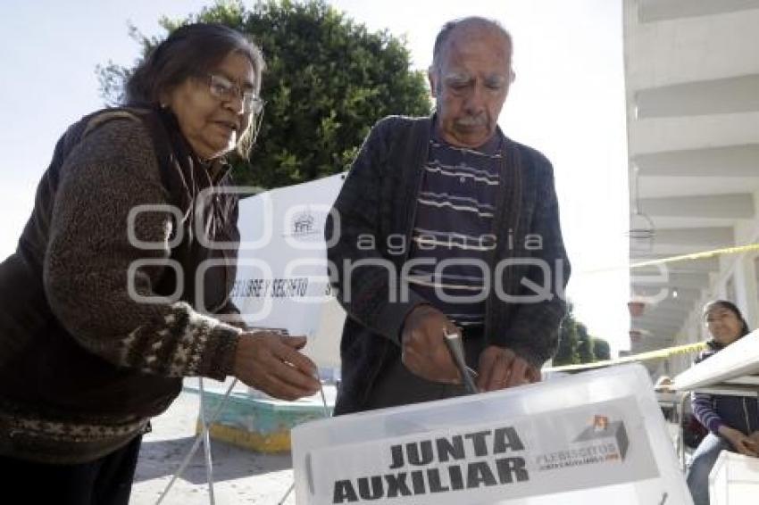 PLEBISCITOS JUNTAS AUXILIARES