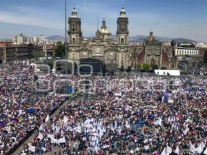 PRESIDENCIA . FESTEJO ZÓCALO