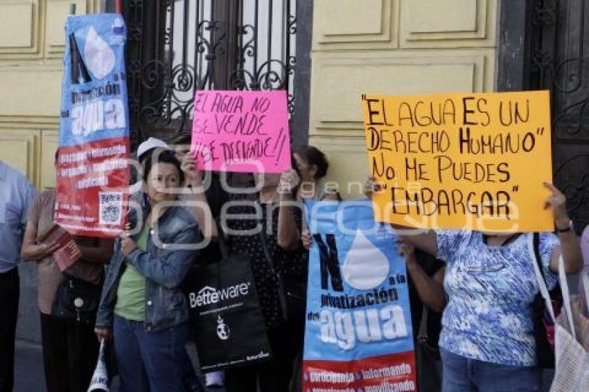 MANIFESTACIÓN CONTRA PRIVATIZACIÓN DEL AGUA