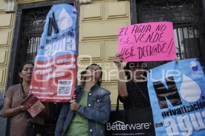 MANIFESTACIÓN CONTRA PRIVATIZACIÓN DEL AGUA