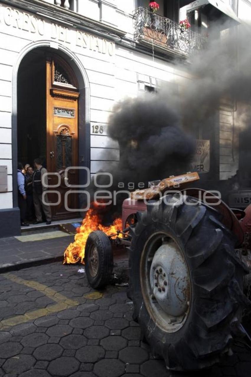 MANIFESTACIÓN CAMPESINOS CONGRESO