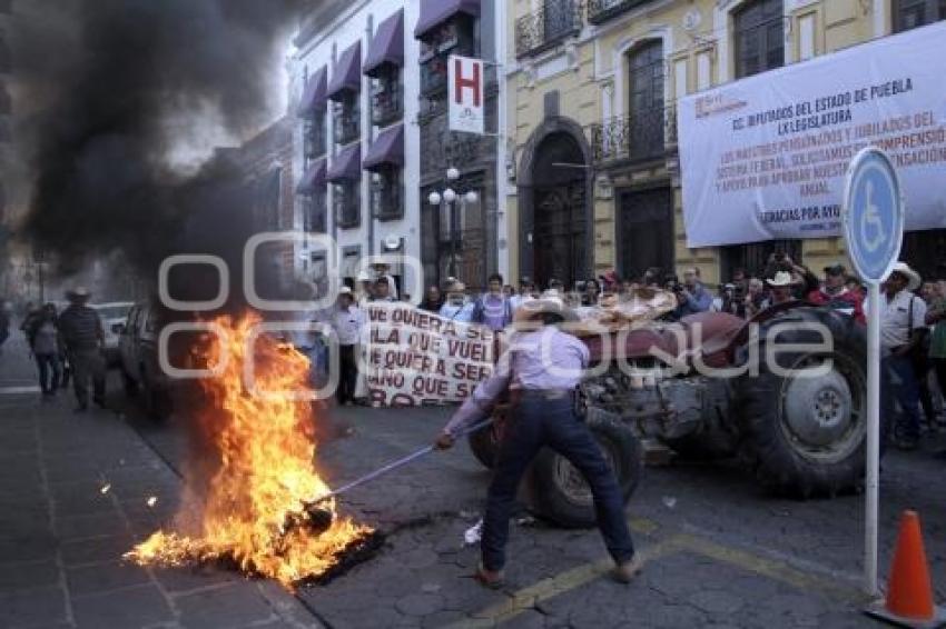 MANIFESTACIÓN CAMPESINOS CONGRESO