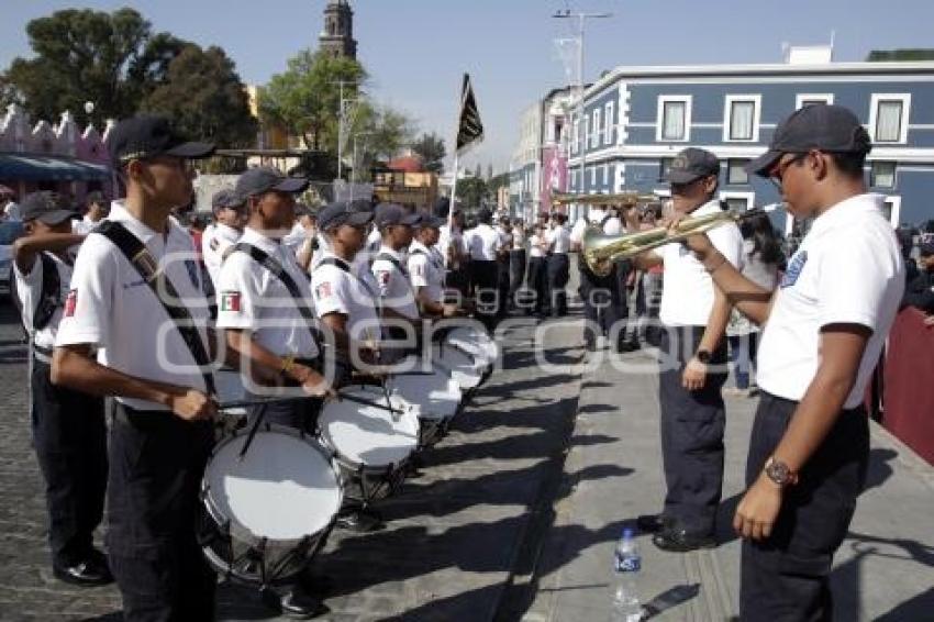 MANIFESTACIÓN ESCUELA MILITARIZADA