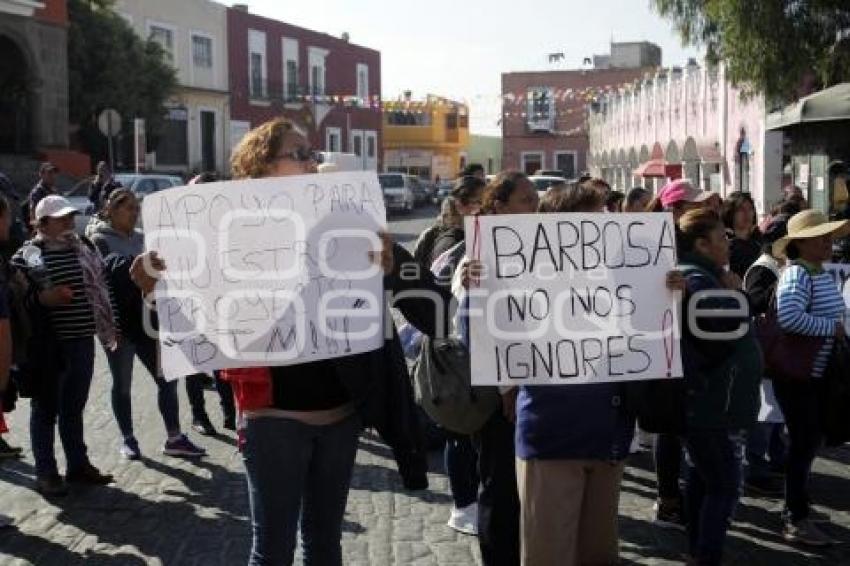 MANIFESTACIÓN ESCUELA MILITARIZADA