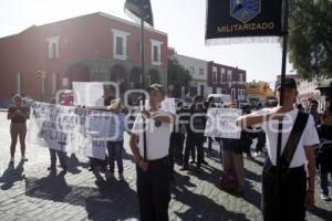 MANIFESTACIÓN ESCUELA MILITARIZADA