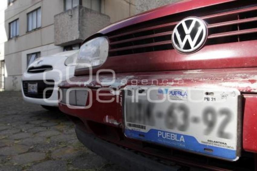 PLACAS AUTOMÓVILES