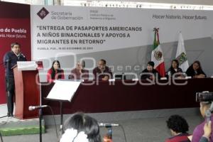 ENTREGA PASAPORTES NIÑOS BINACIONALES