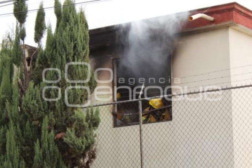 INCENDIO . BOSQUES DE AMALUCAN