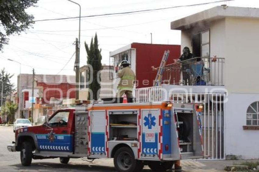 INCENDIO . BOSQUES DE AMALUCAN