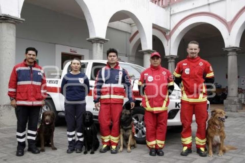 CRUZ ROJA . CERTIFICACIÓN K9