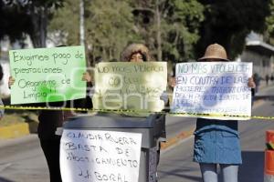 SERVICIO DE LIMPIA . PROTESTA