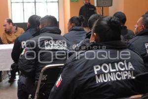 TEHUACÁN . PROTESTA POLICÍAS MUNICIPALES