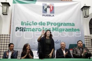 PRI . PRIMERO LOS MIGRANTES