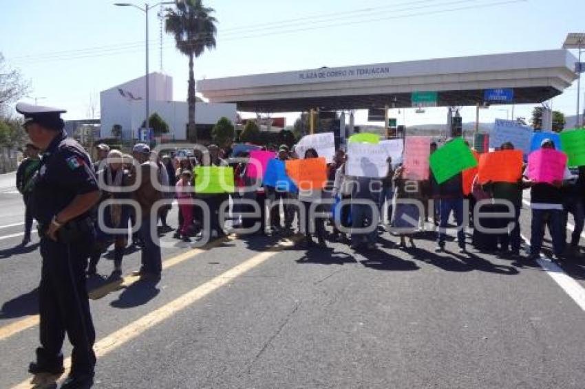 BLOQUEO CARRETERA CUACNOPALAN