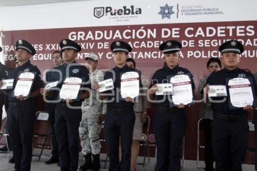 GRADUACIÓN Y EQUIPAMIENTO POLICÍA MUNICIPAL