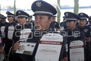 GRADUACIÓN Y EQUIPAMIENTO POLICÍA MUNICIPAL