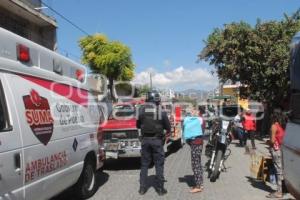 TEHUACÁN . EXPLOSIÓN GAS