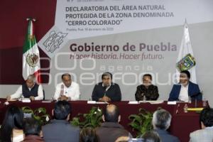 GOBIERNO ESTATAL . ÁREA PROTEGIDA CERRO COLORADO