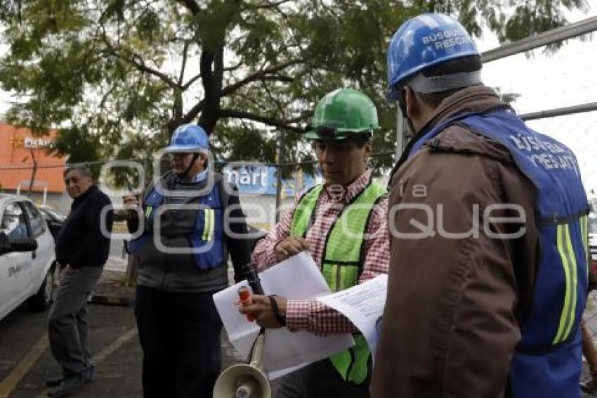 MACROSIMULACRO SECRETARIA DE INFRAESTRUCTURA