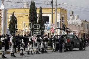 AMOZOC . PROTESTA POBLADORES