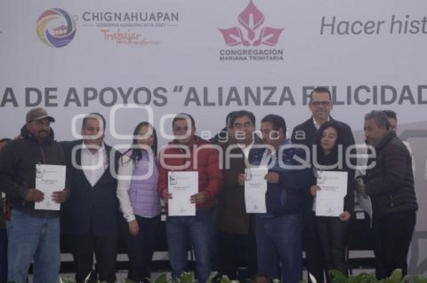 APOYOS ALIANZA FELICIDAD