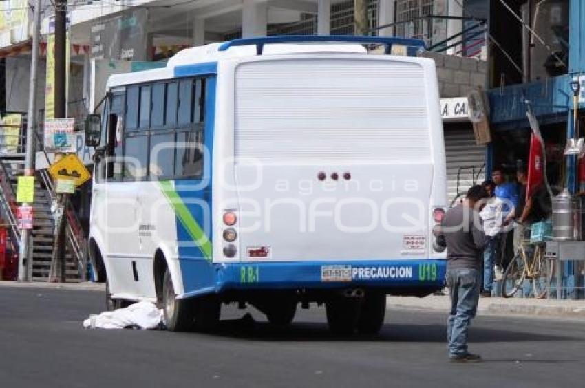 MUERE MUJER ATROPELLADA 