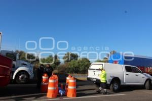 TRABAJADOR ATROPELLADO . AUTOPISTA