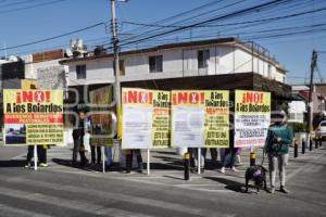 MANIFESTACIÓN BOLARDOS