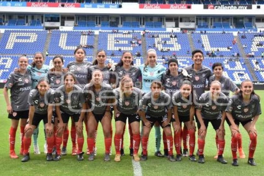 FUTBOL FEMENIL . PUEBLA VS NECAXA