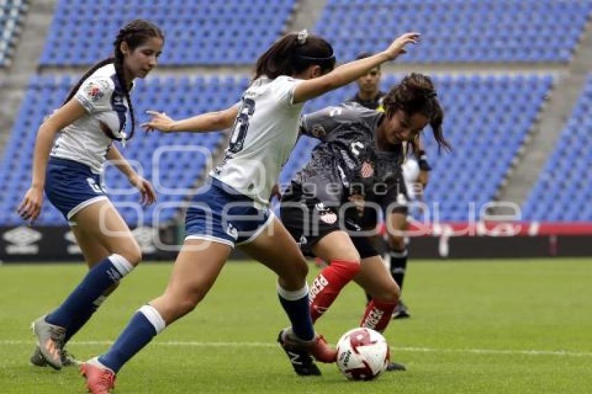 FUTBOL FEMENIL . PUEBLA VS NECAXA