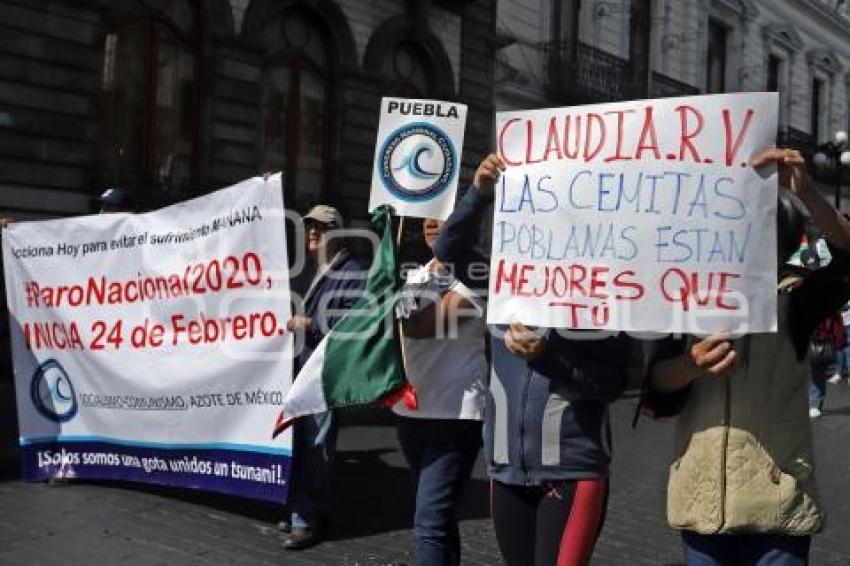 MANIFESTACIÓN CONTRA ALCALDESA