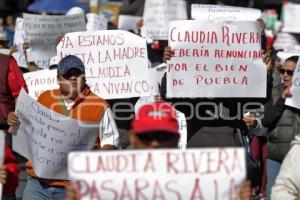 MANIFESTACIÓN CONTRA ALCALDESA