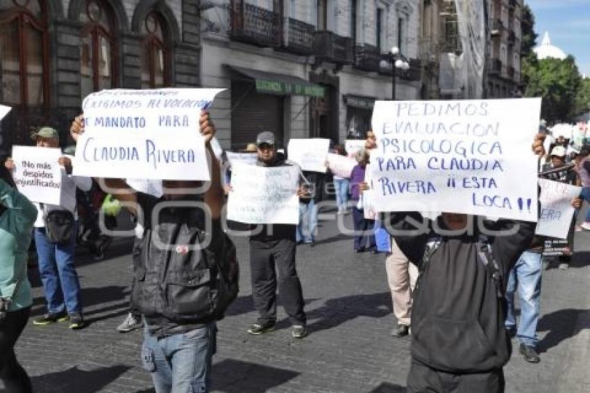 MANIFESTACIÓN CONTRA ALCALDESA