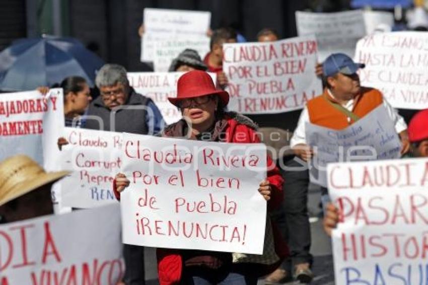 MANIFESTACIÓN CONTRA ALCALDESA