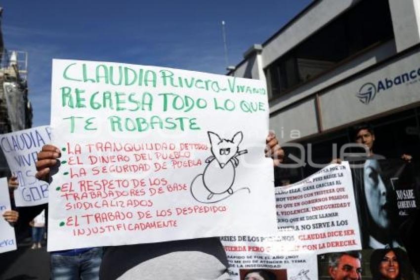 MANIFESTACIÓN CONTRA ALCALDESA