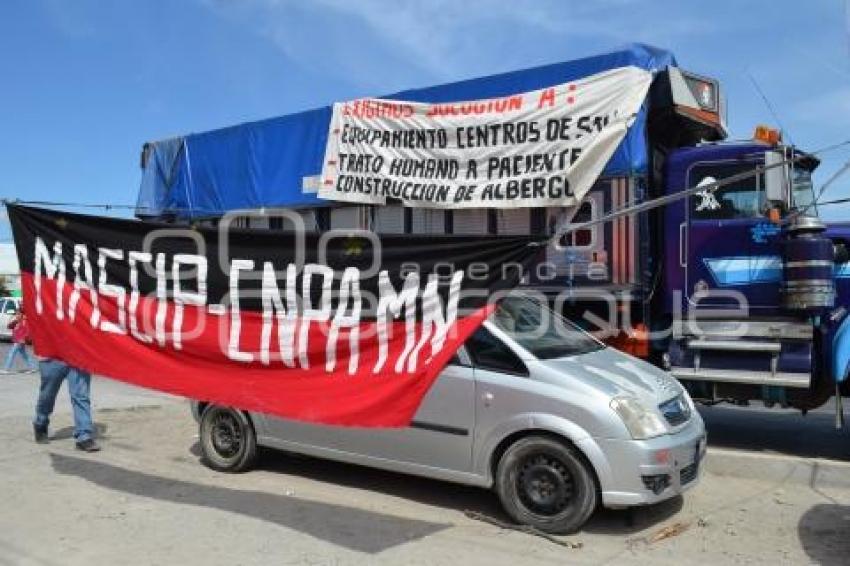 TEHUACÁN . MANIFESTACIÓN HOSPITAL