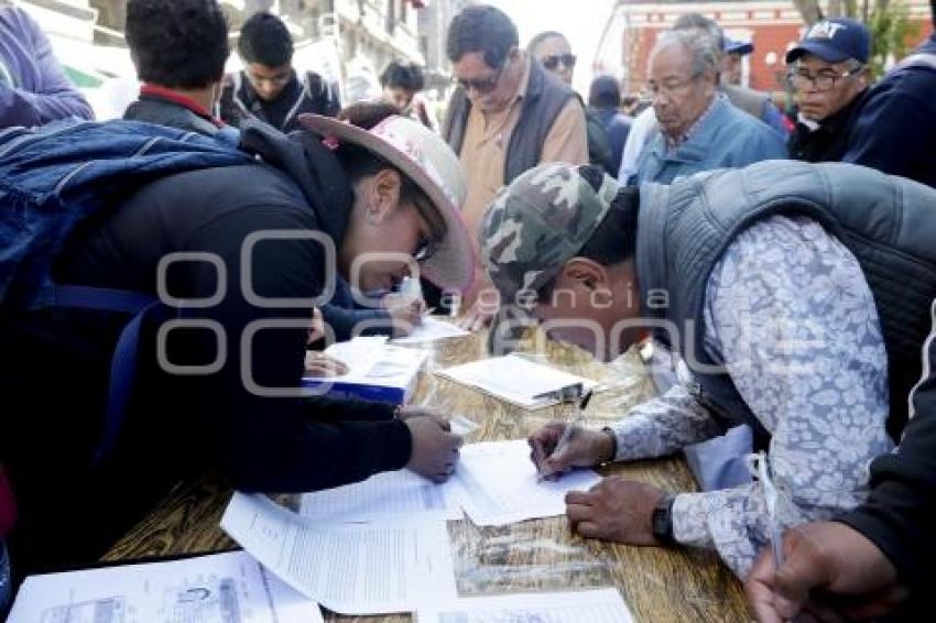 MANIFESTACIÓN CONTRA ALCALDESA