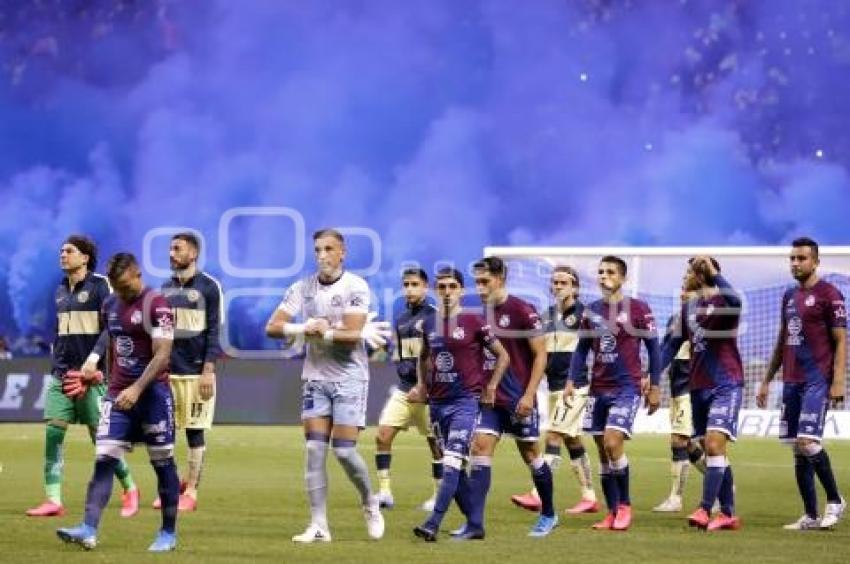 FÚTBOL . CLUB PUEBLA VS AMÉRICA