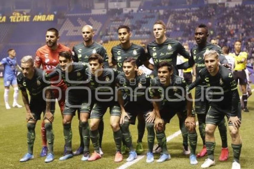 FÚTBOL . CLUB PUEBLA VS SANTOS