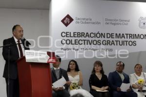 MATRIMONIOS COLECTIVOS GRATUITOS