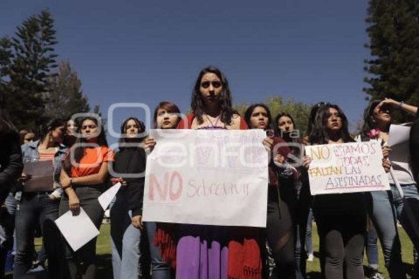 IBERO . PROTESTA FEMINICIDIOS