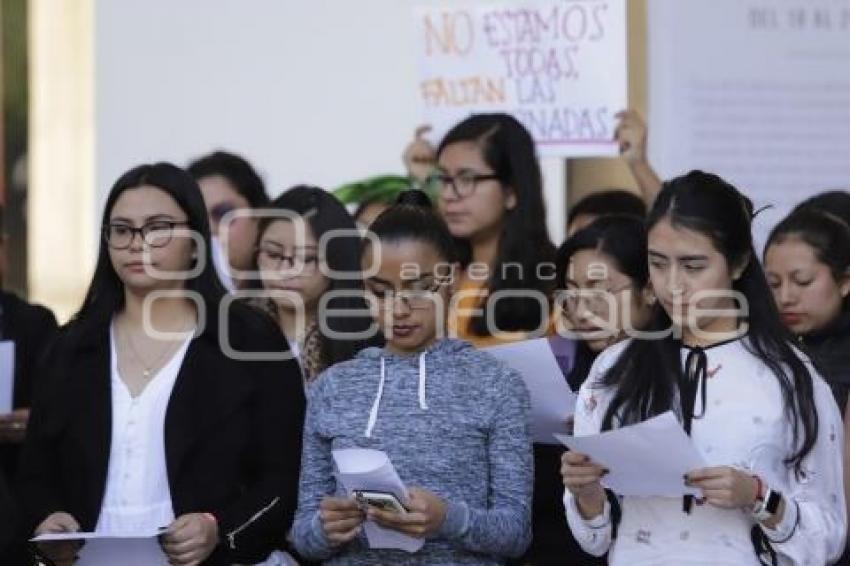 IBERO . PROTESTA FEMINICIDIOS