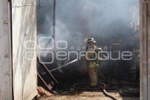 INCENDIO . SAN FELIPE HUEYOTLIPAN