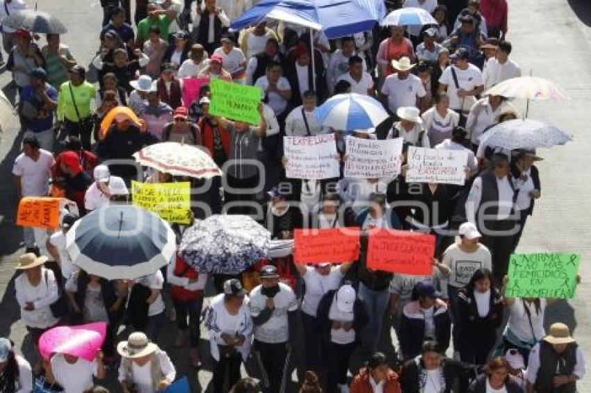 TEXMELUCAN . MANIFESTACIÓN