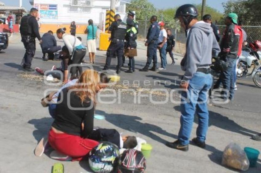 TEHUACÁN . ACCIDENTE VIAL