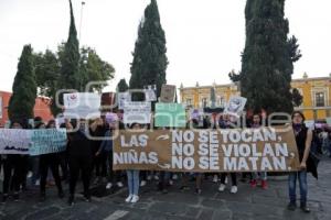 MARCHA CONTRA FEMINICIDIOS INFANTILES